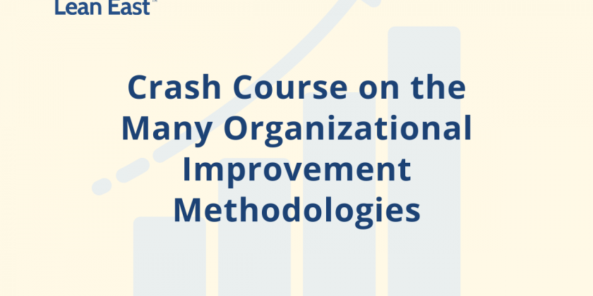 Crash Course on the Many Organizational Improvement Methodologies