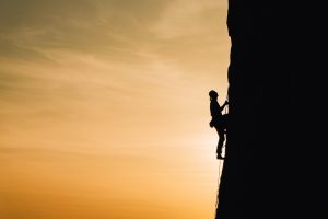 Climbing a mountainside - Twelve and a Half Emotional Ingredients Necessary for Business Success