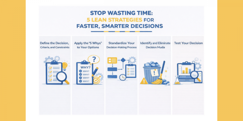 Stop Wasting Time: 5 Lean Strategies for Faster, Smarter Decisions